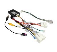Sound-way - Adaptador Interfaz CAN BUS para restablecer mandos del volante compatible con Dacia Duster Sandero Renault Clio Megane Opel Movano - Arnés Cables ISO para Autorradio Android 16 pin