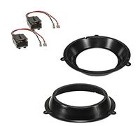 Sound way Adaptadores Anillos para Altavoz Radio de Coche Compatible con FIAT Panda 2002-2012 para Puertas Delanteras