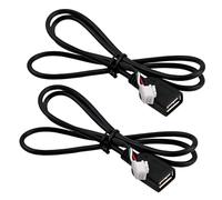 sound-way Adattatori cavo USB ricambio per autoradio Android da 2 pezzi 4 Pin + 6 Pin para radios de Coche Android