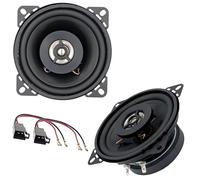 sound-way Altavoces de 2 vías 10 cm Compatible con Citroen C1 / Saxo