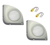 Sound Way Altavoces Rdio de Coche con Rejillas Compatible con Punto 2 y 3