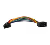 sound-way Cable Adaptador de Conector de arnés ISO Universal para Radio de Coche Android, extensión Macho/Hembra de 16 Pines, 20 cm