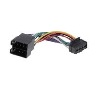 sound-way Cable Adaptador de Radio para el Coche, Conector ISO JVC, 16 Pines