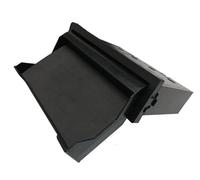 Sound Way - Cajón reductor de 2 DIN a 1 DIN para compartimento de radio de coche de 58 mm basculante con soporte para teléfono