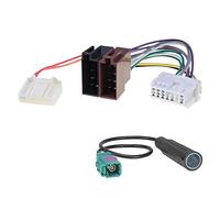 Sound way - Haz cable conector ISO Retrofit y adaptador de antena para instalación de radio solo compatible con radios originales Renault, Dacia Radio Daewoo AGC-1220