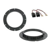 sound-way Kit Anillos Adaptadores Conectores Marcos Montaje Altavoces Radio de Coche 16.6 cm / 165 mm Compatible con Citroen C3 / C3 Picasso