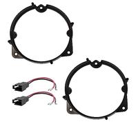 sound-way Kit Anillos Adaptadores Conectores Marcos Montaje Altavoces Radio de Coche 16.6 cm / 165 mm Compatible con Opel, Alfa Romeo, Citroen, Fiat, Peugeot