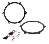 sound-way Kit Anillos Adaptadores Conectores Marcos Montaje Altavoces Radio de Coche 16.6 cm / 165 mm Compatible con Seat Ibiza 6J, 6P