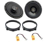 sound-way - Kit Completo con adaptadores de Montaje con Altavoces para Alfa Romeo 147/156 / 166/159 / GT Brera Fiat Idea Lancia Musa LAN - SH-ALFA1 - Avant ou arrière