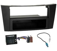 sound-way - Kit de Montaje Marco Adaptador autoradio 1 DIN para Mercedes classe E 2002-2009