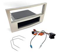 sound-way Kit de Montaje Marco para Radio Adaptador 1 DIN Compatible con Opel Astra H/Antara/Corsa D/Zafira B Champagne