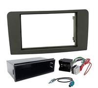 sound-way - Kit de Montaje Marco para Radio Adaptador 1 DIN y 2 DIN Compatible con Mercedes Classe M W164 / GL X164 - KA11-087