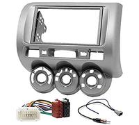 sound-way - Kit de Montaje Marco para Radio Adaptador autoradio para Honda Fit, Jazz 2002-2008 - KA11-464