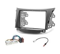 sound-way - Kit de Montaje Marco para Radio Pantalla 2 DIN Compatible con Hyundai i-30, Elantra GT (GD) 2012-2017 - KA11-184