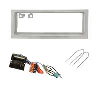 Sound-way Kit Montage Autoradio, Marco 1 DIN Radio de Coche, Adaptador Antena, Cable Adaptador Conector ISO, Llaves Desmontaje Compatible con Citroen C5, Peugeot 407