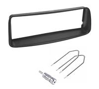 sound-way Kit Montage Autoradio, Marco 1 DIN Radio de Coche, Adaptador Antena, Llaves Desmontaje Compatible con Peugeot 206