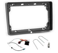 sound-way Kit Montage Autoradio, Marco 2 DIN Radio de Coche, Adaptador Antena, Cable Adaptador Conector ISO, Llaves Desmontaje Compatible con Citroen C2 C3 Berlingo Jumpy, Fiat Scudo, Peugeot 207
