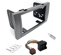 Sound-way Kit Montage Autoradio, Marco 2 DIN Radio de Coche, Adaptador Antena, Cable Adaptador Conector ISO, Llaves Desmontaje Compatible con Ford Fiesta Fusion Galaxy Transit S-MAX C-MAX Kuga