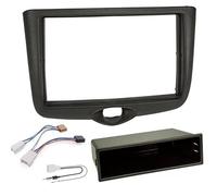 Sound-Way - Kit Montaje Autoradio, Marco 1 DIN / 2 DIN Radio para Coche, Adaptador Compatible con Toyota Yaris 1999-2003