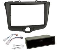 Sound way - Kit Montaje Autoradio, Marco 1 DIN / 2 DIN Radio para Coche, Adaptador compatible con Toyota Yaris 2003-2006