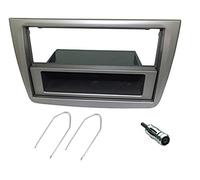Sound-way Kit Montaje Autoradio, Marco 1 DIN / 2 DIN Radio para Coche, Caja de Almacenamiento, Llaves de Desmontaje, Adaptador Antena, Compatible con Alfa Romeo Mito