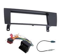 sound-way Kit Montaje Autoradio, Marco 1 DIN Radio para Coche, Adaptador Compatible con BMW Serie 1/3 / X1 / Z4
