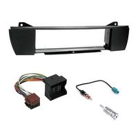 sound-way - Kit Montaje Autoradio, Marco 1 DIN Radio para Coche, Adaptador Compatible con BMW Z4 (E85) 2003-2008, BMW Z4 (E86) 2006-2008