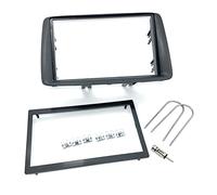 Sound-way Kit Montaje Autoradio, Marco 2 DIN para Radio Coche, Adaptador Antena, Compatible con Fiat Panda (169) 2002-2012