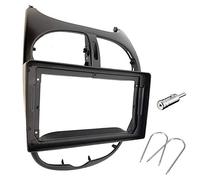 sound-way Kit Montaje Autoradio, Marco 2 DIN para Radio Pantalla 9" Pulgadas, Adaptador Antenna, Llaves Desmontaje Compatible con Peugeot 206