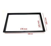 sound-way Kit Montaje Autoradio, Marco 2 DIN Radio de Coche, 110 x 178 mm