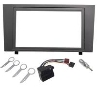 sound-way Kit Montaje Autoradio, Marco 2 DIN Radio para Coche, Adaptador Compatible con Ford Mondeo MK3 (B4Y/B5Y/BWY) 05/2002-2007