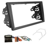 sound-way Kit Montaje Autoradio, Marco 2 DIN Radio para Coche, Adaptador Compatible con Opel Agila, Astra, Combo, Corsa C, Meriva, Omega, Vivaro, Tigra, Vectra, Signum