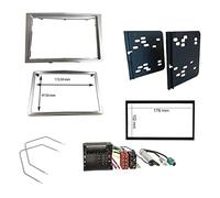 sound-way - Kit Montaje Autoradio, Marco 2 DIN Radio para Coche, Adaptador Compatible con Opel Astra (H) 2004-2010 / Antara 2006-2015 / Corsa (D) 2006-2014 / Zafira (B) 2005-2014