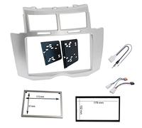 Sound-Way - Kit Montaje Autoradio, Marco 2 DIN Radio para Coche, Adaptador Compatible con Toyota Yaris 2005-2011