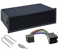 sound-way Kit Montaje Autoradio, Marco 2 DIN Radio para Coche,Cable Conector ISO, Antena Adaptador, Compatible con Peugeot 207 308, Citroen C2 C3, Fiat Scudo