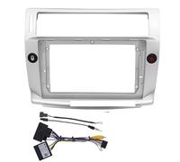 sound-way Kit Montaje Autoradio, Marco 9 Pulgadas Radio para Coche, Adaptador Compatible con Citroen C4 2004-2010