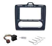 sound-way - Kit Montaje Autoradio, Marco 9 Pulgadas Radio para Coche, Adaptador Compatible con Ford Focus 2005-2011 Auto Clima