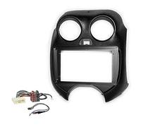 sound-way Kit Montaje Autoradio, Marco 9 Pulgadas Radio para Coche, Adaptador Compatible con Nissan Micra/March (K13) 2010-2013