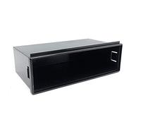 sound-way - Soporte 1 DIN Universal para Radio de Coche Compartimento de almacenaje de 58 mm - MAR01