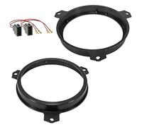 Sound Way Soportes Adaptadores Anillos Altavoces 165mm/6.5" para Citroën Peugeot Toyota Subaru - Kit Instalación Puertas Delanteras - Plástico Resistente 22mm Altura