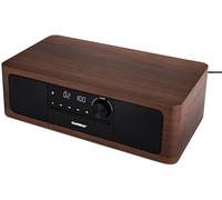 SoundBeast Sistema de Estante estéreo con Reproductor de CD, Bluetooth, Radio FM, reproducción USB, Entrada Auxiliar, Entrada óptica, Reloj Despertador y Control Remoto