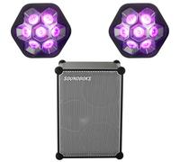 Soundboks 4 Metallic Grey Lightboks Set