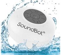 Soundbot SB510 HD Altavoz Bluetooth 3.0 resistente agua, tamaño mini, apto para la ducha, función manos libres portátil con micrófono incorporado
