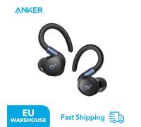 Soundcore Anker Sport X20 Auriculares inalámbricos para entrenamiento, ganchos para los oídos giratorios y extensibles, cancelación de ruido, graves profundos, IP68 impermeable, resistente al sudor, a