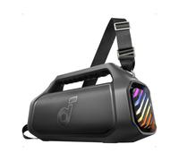 Soundcore Boom 2 Plus Altavoz Bluetooth Potente, 140 W con 2+2 Canales Estéreo, BassUp 2.0, Carga Rápida de 30 W, 20 h de Autonomía, IPX7, Flotante, Luces RGB, USB-C, EQ Personalizado, Bluetooth 5.3