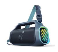 soundcore Boom 2 Plus de Anker Altavoz Bluetooth Potente 140 W, IPX7 | 2+2 canales estéreo, BassUp 2.0, carga rápida 30 W, 20 h, flotante, luces RGB, USB-C y Bluetooth 6.0