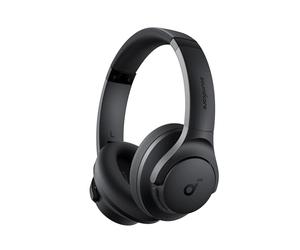 Soundcore Q20i Cascos Inalámbricos Bluetooth con Cancelación de Ruido Activa Híbrida by Anker, Reproducción ANC 40 Horas, Hi-Res Audio, Personalización vía App, Modo Transparencia, Graves Profundos