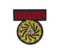 Soundgarden Red Gold Us Grunge Band parche patch bordado con logotipo para planchar de hierro en apliques
