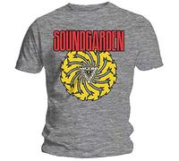 Soundgarden - T-Shirt (Uomo-S) Badmotor Finger Grey
