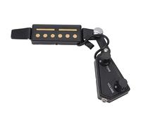 Soundhole Pickup Volumen Tone Control 6 Hole Guitar Pickup para Guitarra Eléctrica Acústica Negro